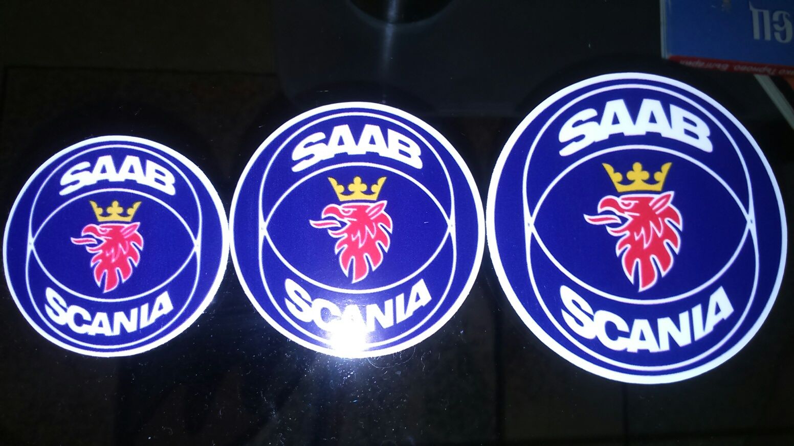 Сааб, емблеми, Saab, нови размери
