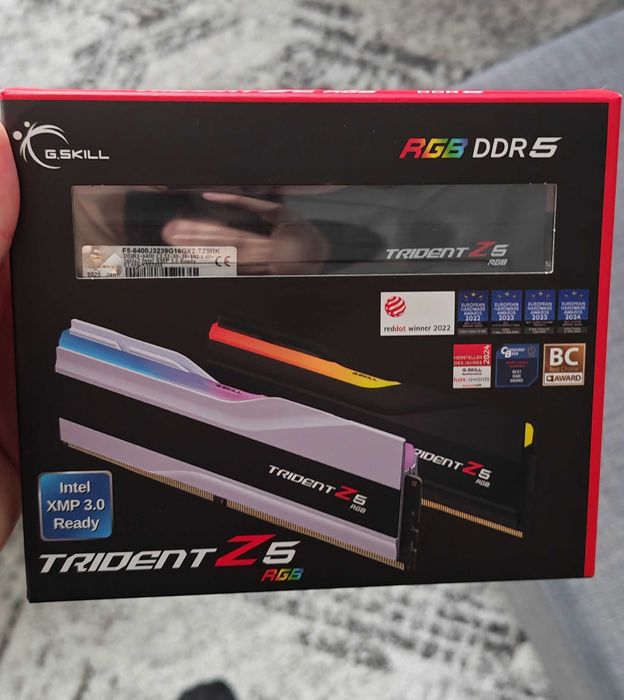 G.Skill 32 GB Trident Z5 RGB DDR5 6000 MHz Dual Kit