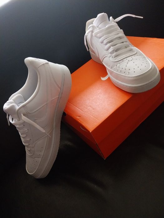Nike court vision low,Full white