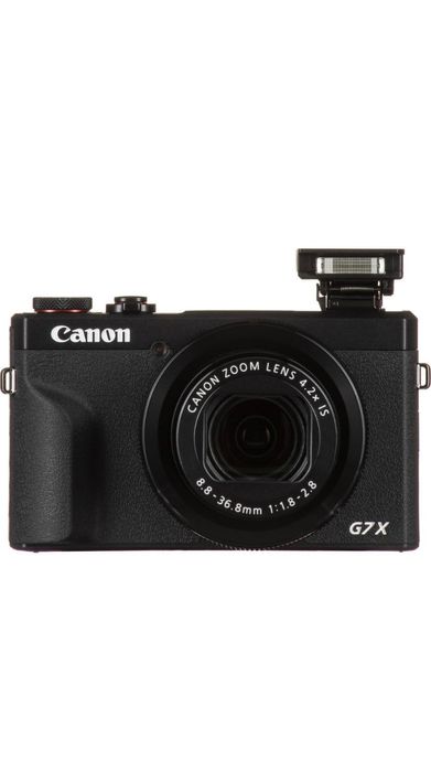 Дигитален фотоапарат Canon PowerShot G7X Mark III, 20.1MP, 4K, Черен