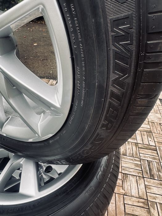 Roti Audi 16 cu pneuri Dunlop Winter Sport 3D 205 60 16 Iarna Audi AO