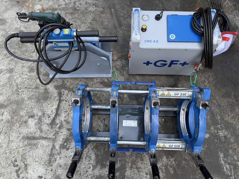 Aparat de sudura cap la cap Georg Fischer 250 CNC automat cu protocol