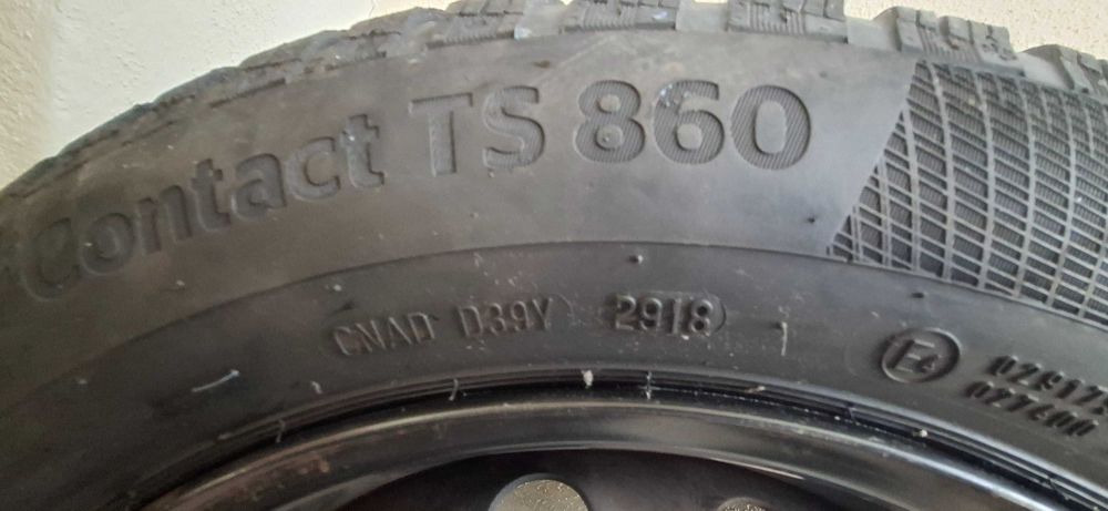 Set Jante + Anvelope de iarna Continental 185/65/R15