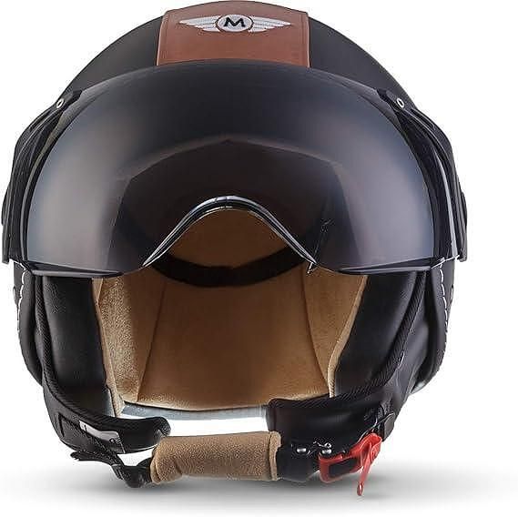 Moto helmets® h44 „vintage black“ · отворена каска · jet-helmet