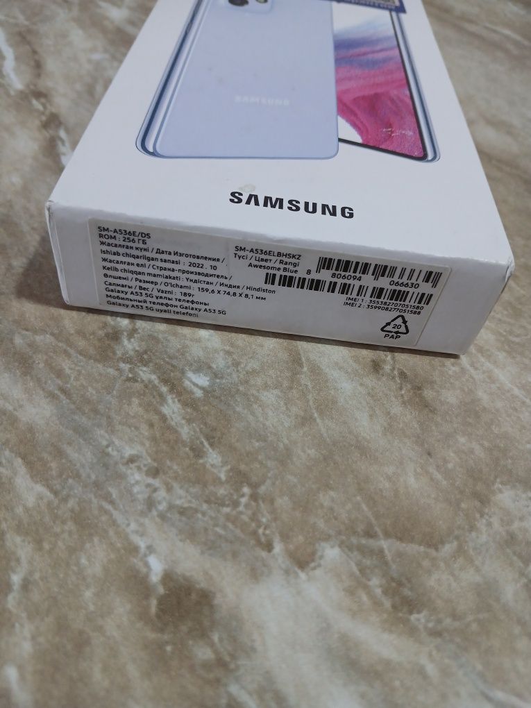 Samsung a53 5g 8/256 Айби бор ,yonmidi
