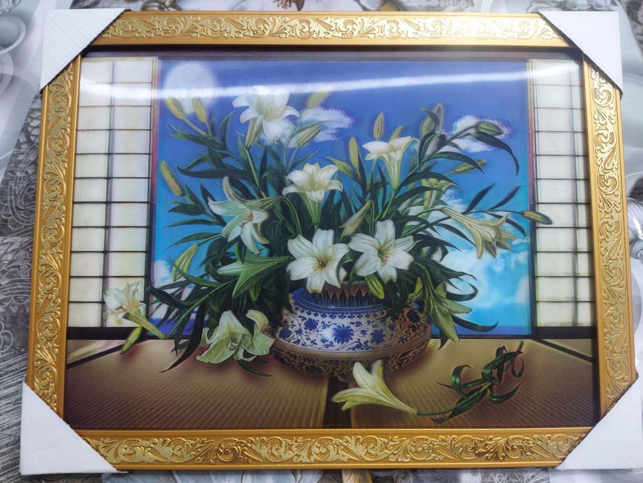 Картина 3 Д Цветы