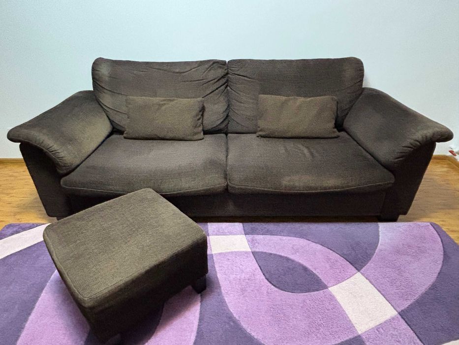 Donez canapea extensibila 3 locuri si taburet - Bucuresti, Sector 4