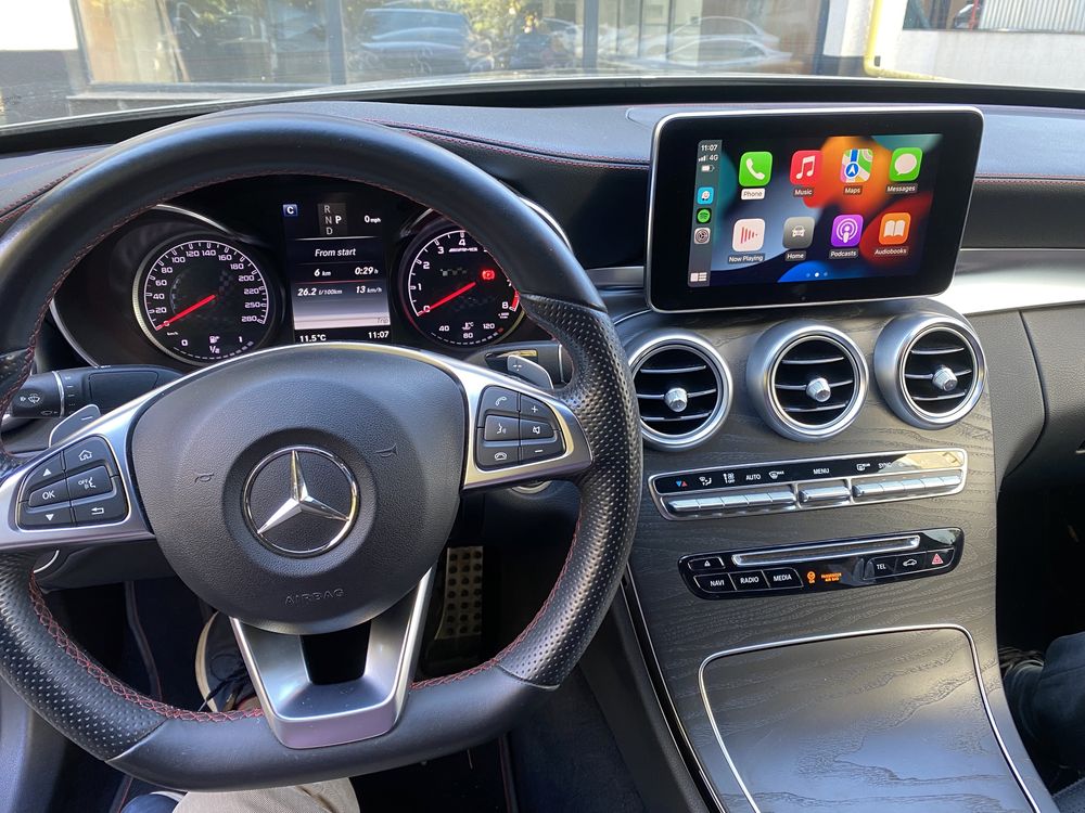 Apple Carplay & Android Auto Mercedes C Class w205 & GLC x253 c253