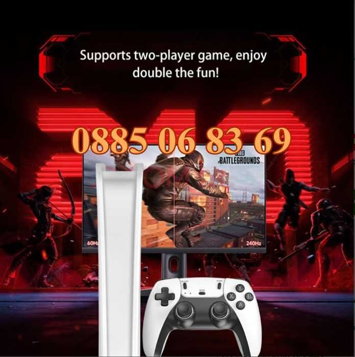 Ретро конзола М15, 30 000+игри Game Stick 4K HD, Два джойстика, игра
