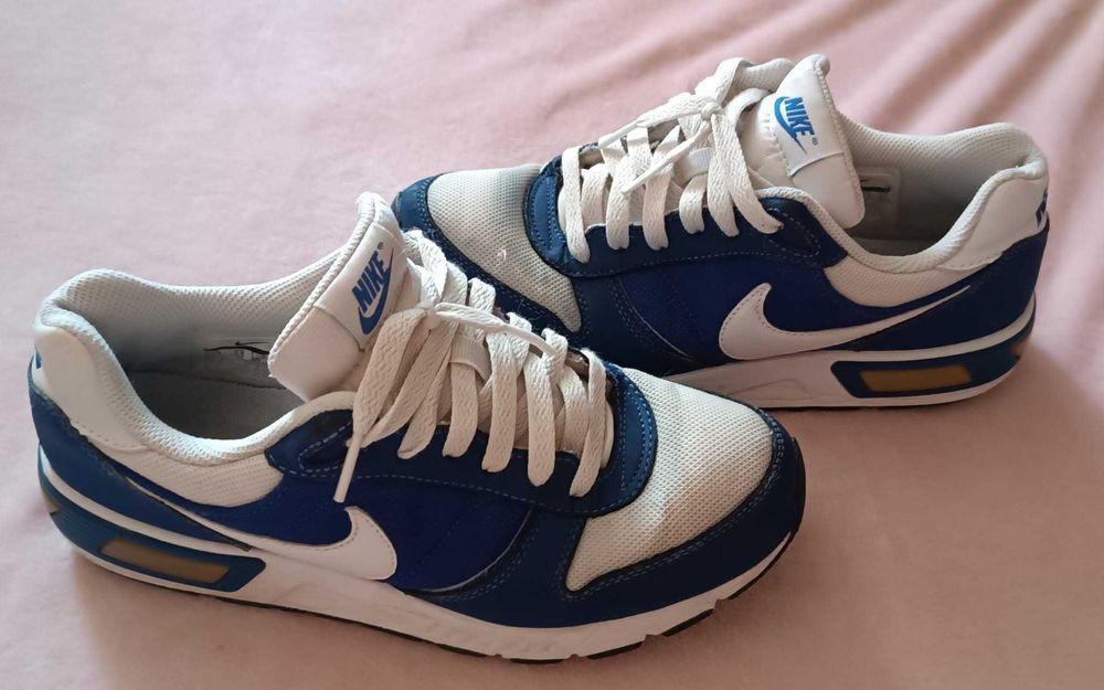 Adidasi Nike alb cu albastru