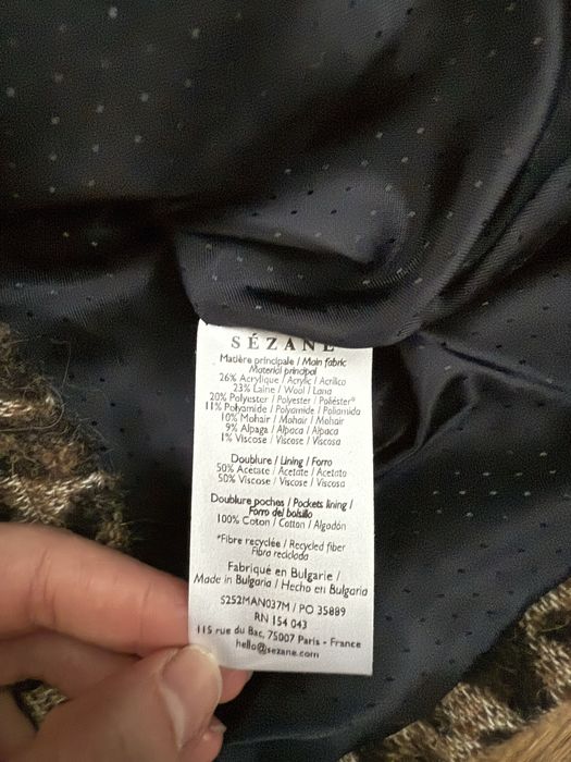 Sezane палто есен/зима 2025/26