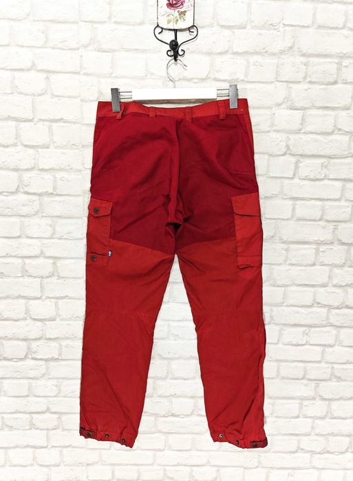 FJALLRAVEN G 1000 Дамски карго червен туристически панталон размер 40