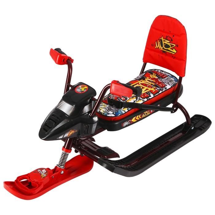 Снегокат Ника со спинкой