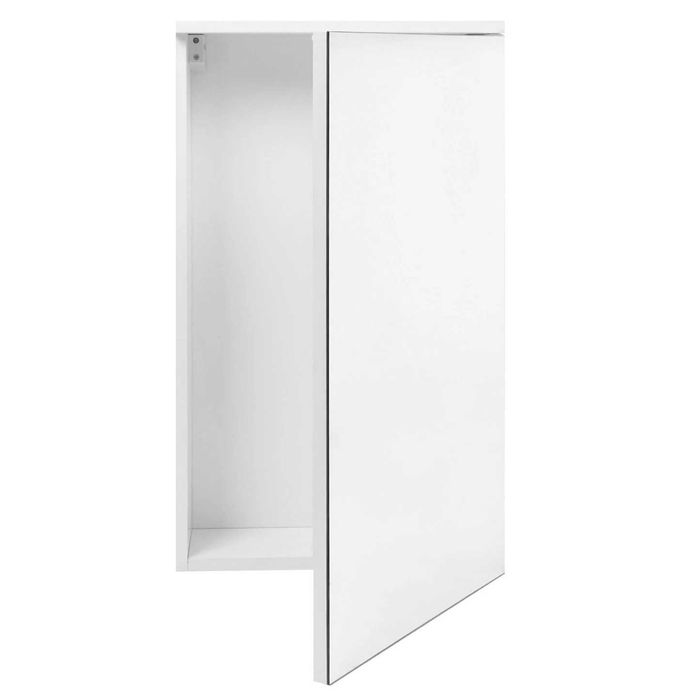 Dulap baie cu oglinda, 1 usa, Martplast Diana, alb, 40 x 15 x 70 cm