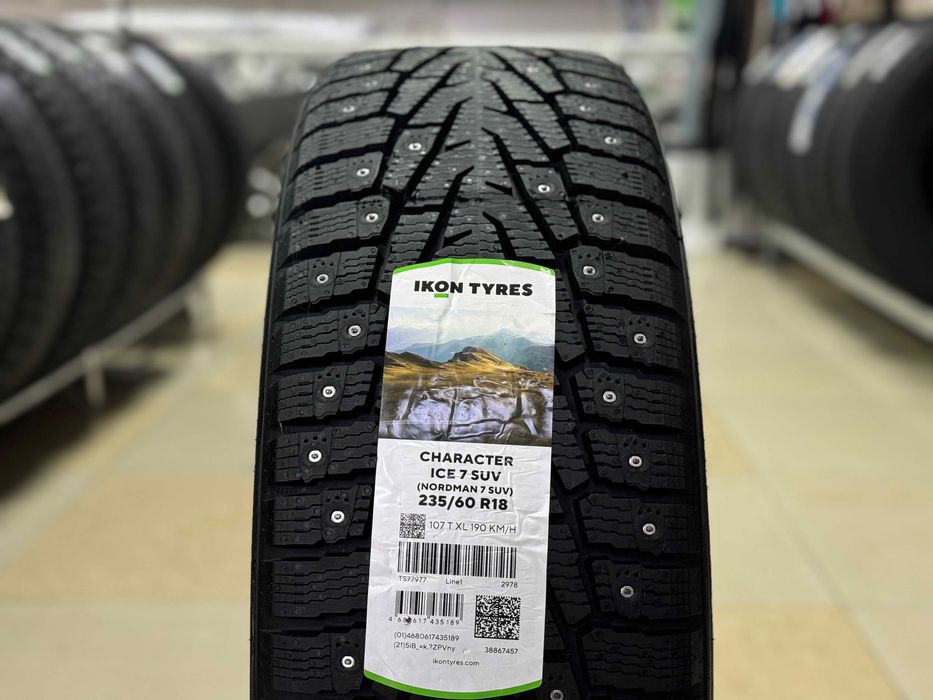 Автошина 235/60 R18 Ikon Character Ice 7 SUV 107T (шип)
