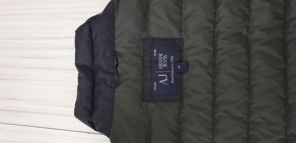 Armani Jeans AJ Mens Down Jacket Size 52/L  ОРИГИНАЛ! Мъжко пухено Яке