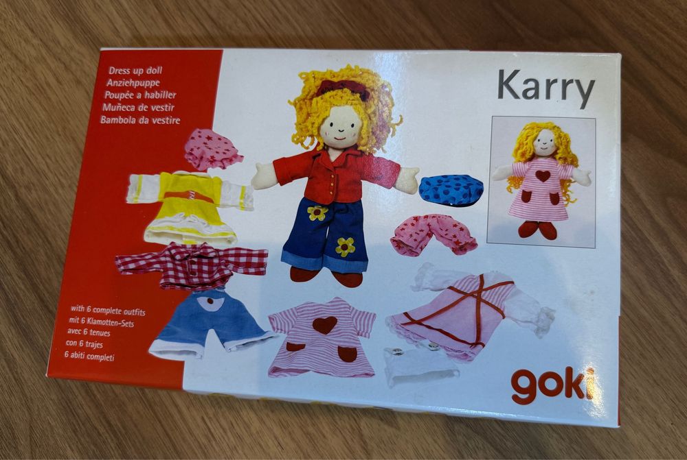 Кукла за обличане Karry - Goki - Dress up Doll - От Германия