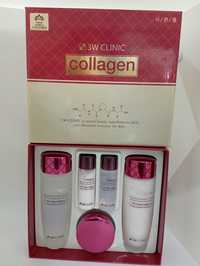 Корейский набор уходовой косметики с коллагеном 3W Clinic Collagen