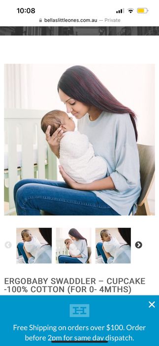 Чувалче за сън 0-4 месеца ergobaby swaddler