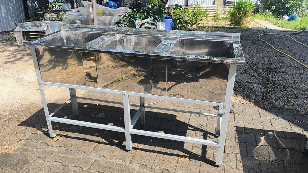 Раковина, Ванна моечная Assum ВМС-С-3 1800х600х85