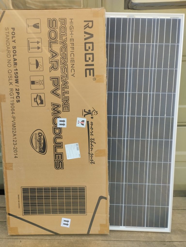 Нов Солар 12 v/ 150 W 2 бр. и акумулатор 230А