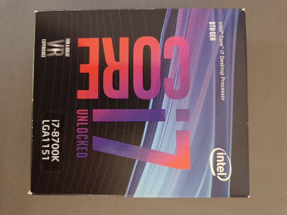 Intel core I7 8700k