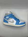 Air Jordan 1 Mid "Dk Powder Blue/ Neutral Grey-White”