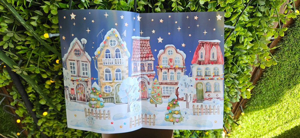 Коледен пъзел в тубус.