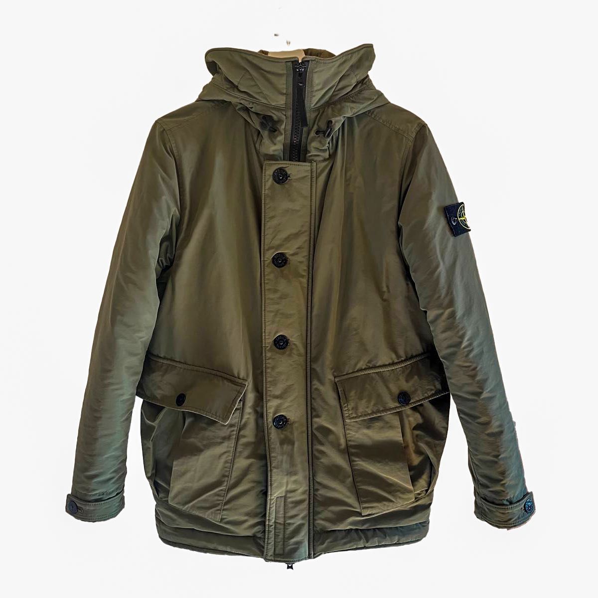 Stone Island Military Green Micro Reps Primaloft Jacket