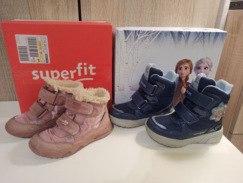 Боти апрески Geox Elsa Frozen и Superfit - като нови