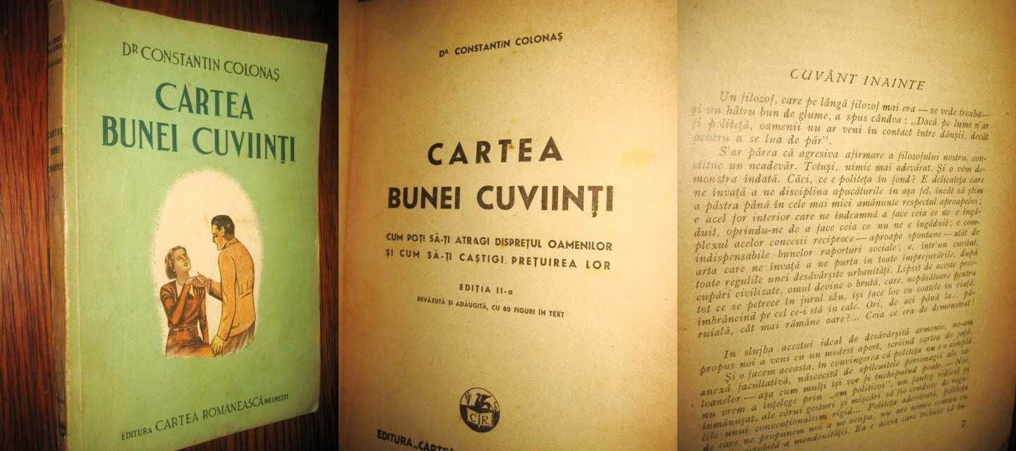 6343-I-C. Colonas-Cartea Bunei Cuviinte Bucuresti 1947.