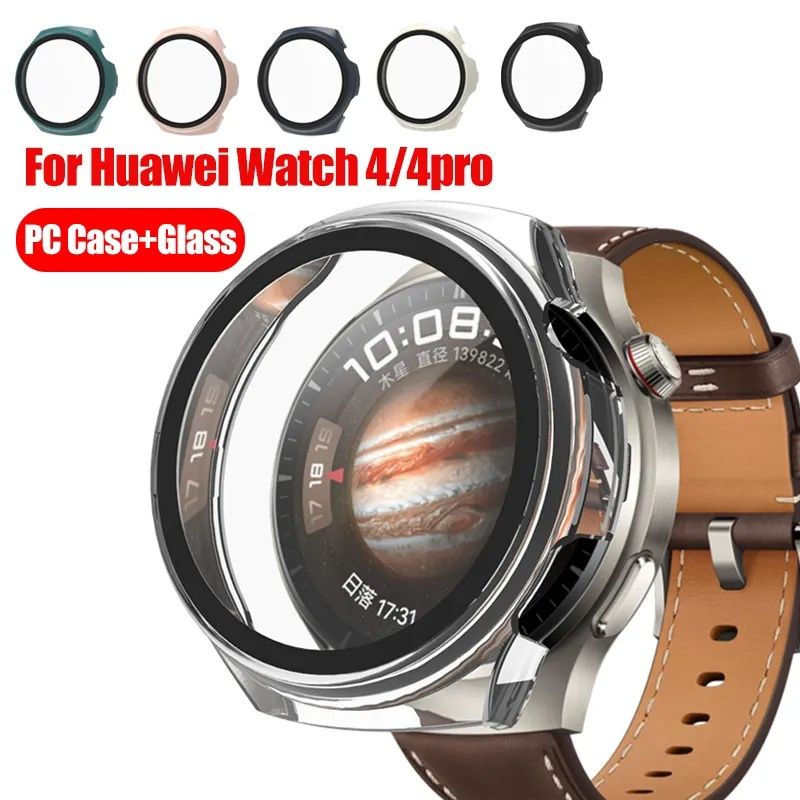 Huawei Watch GT4 / Watch 4 / Твърд удароустойчив кейс с протектор