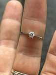Inel Aur 18k - diamant natural 0.3 carate - vs - 1.83 gr