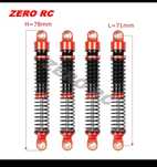 Amortizoare ulei 1/12 pentru automodel RC