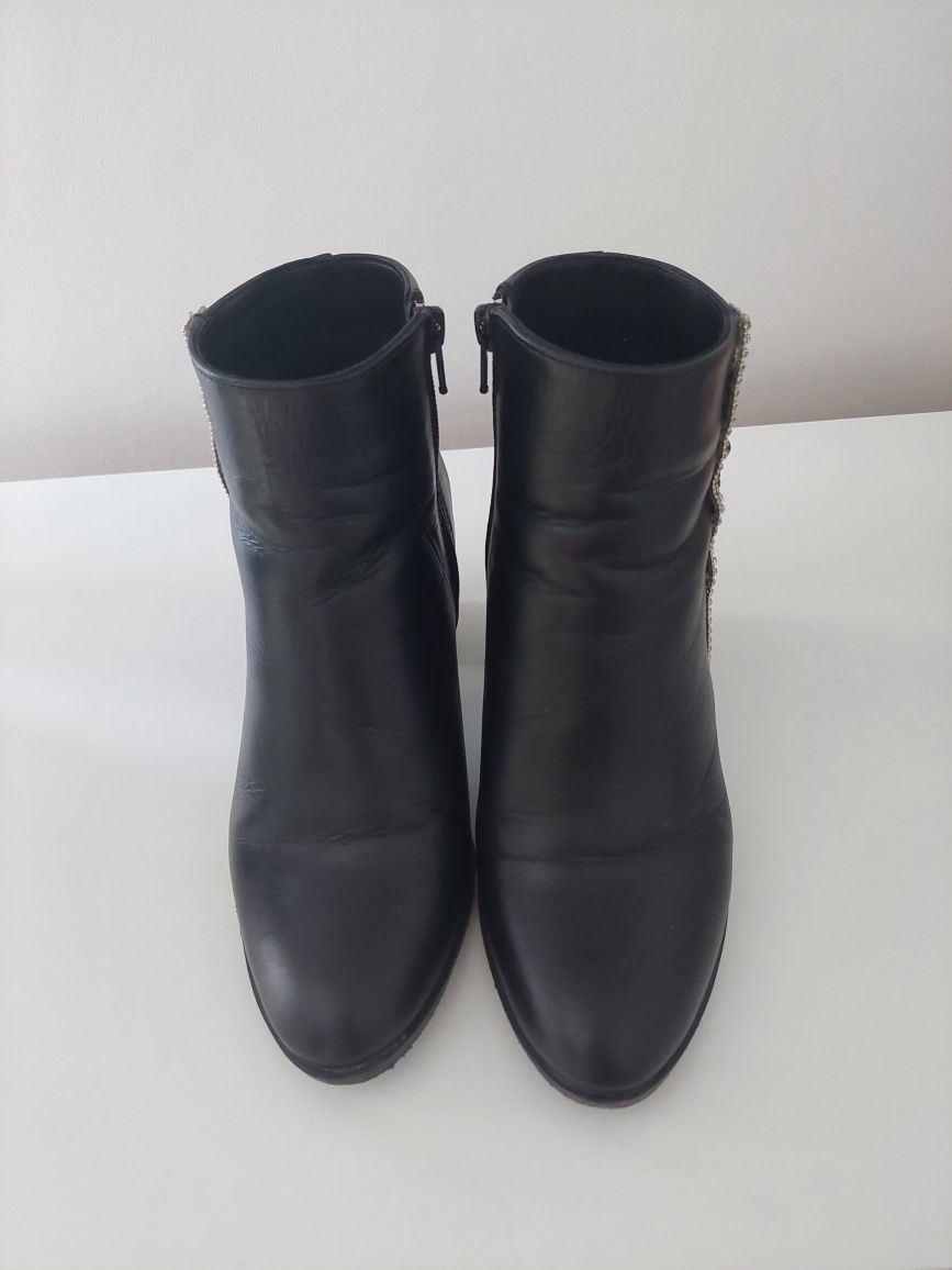 Botine elegante negre Fascino Adore