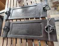 Platouri matalice din fonta, decor sau servire ,
