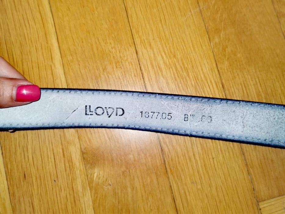 Антикварен дизайнерски кожен колан с талия 80 и с мотив змия