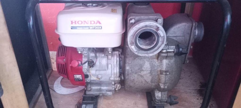 Motopompa Honda apă murdara WT 30X , motor 11 Cp,debit apa 1640 l/min