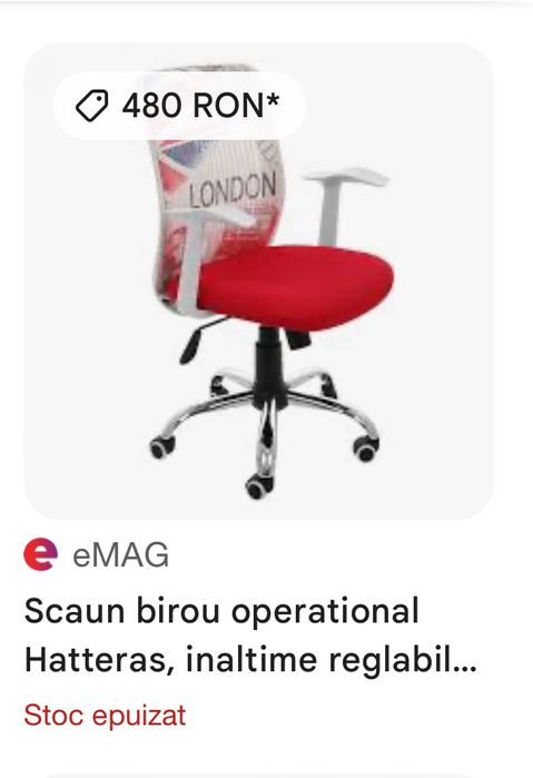 Scaun birou ergonomic Hatteras