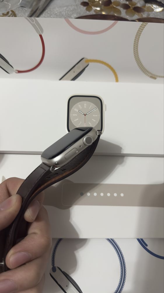 iWatch 8 starlight 45 86%