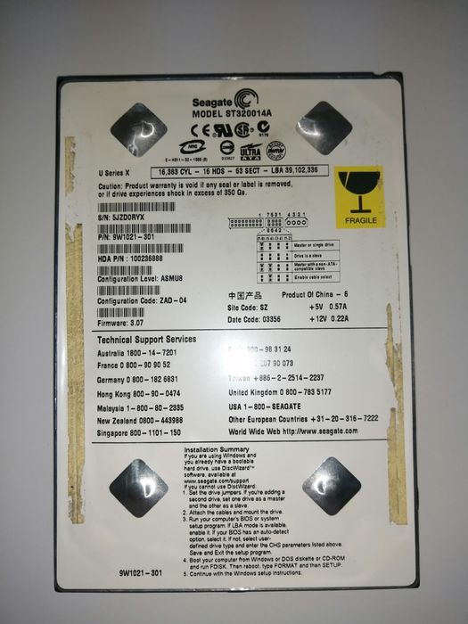 HDD ata: Maxtor, Segate , Nikimi, Hitachi