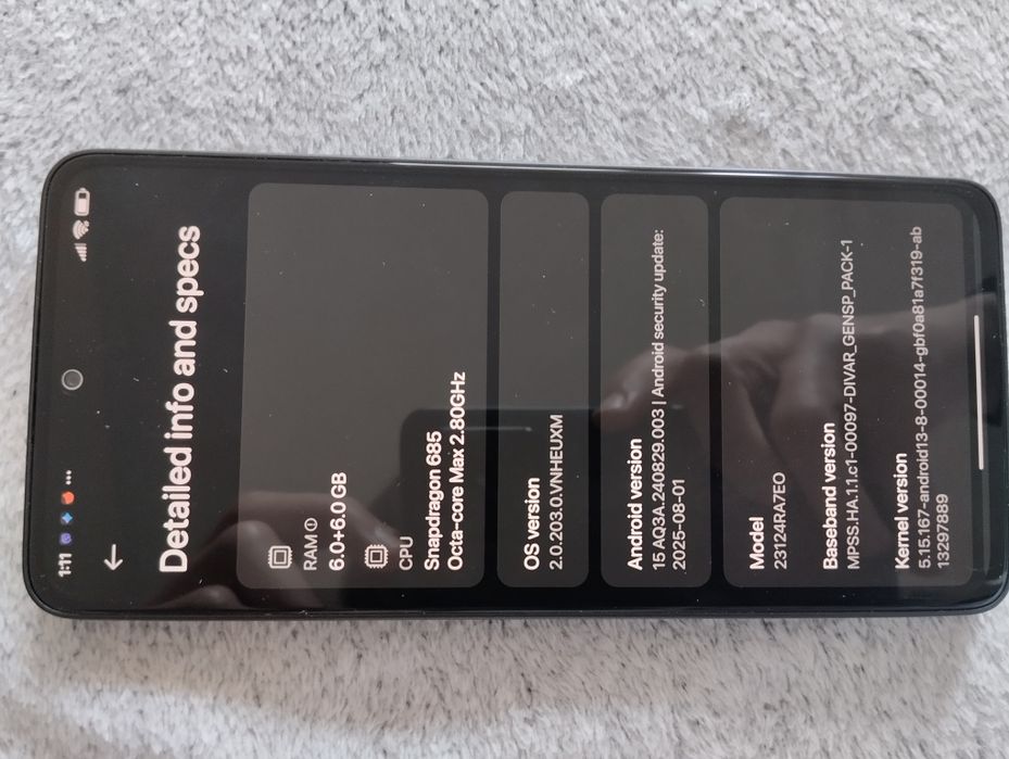 Лот със телефони: Redmi Note 13 Redmi 10C Redmi buds 4 lite Redmi w3