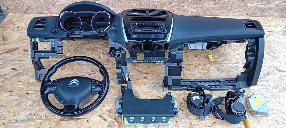 Kit planșă bord Citroen C4 Aircross airbag volan/ genunchi + centuri