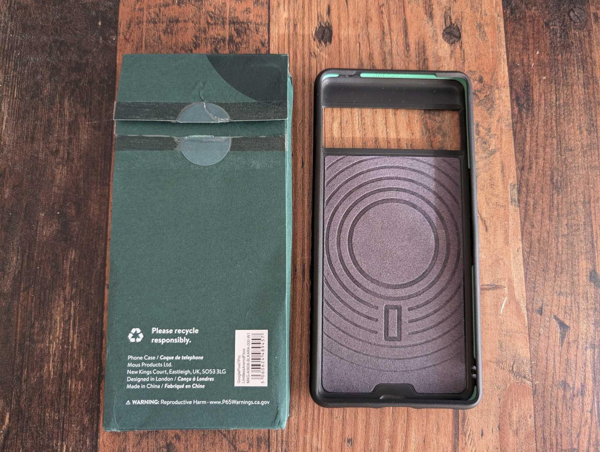 кейс калъф Mous Limitless 5 MagSafe Aramid Fibre за Google Pixel 7 Pro