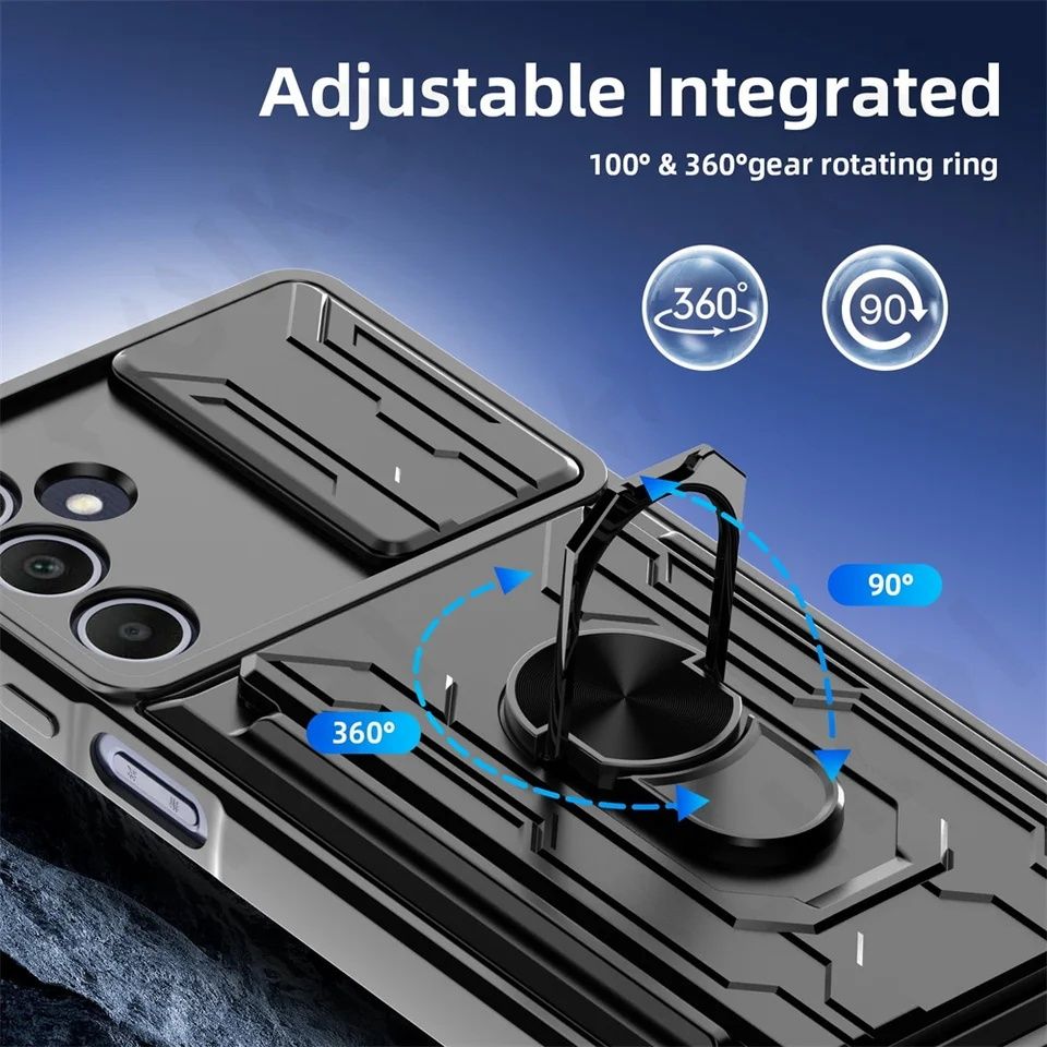Samsung Galaxy A56 A16 A55 A15 A25 / RING CARD SLOT Удароустойчив кейс