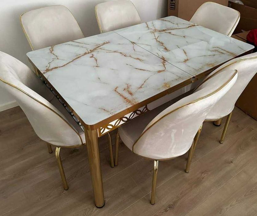 Set Masa extensibila + 6 scaune