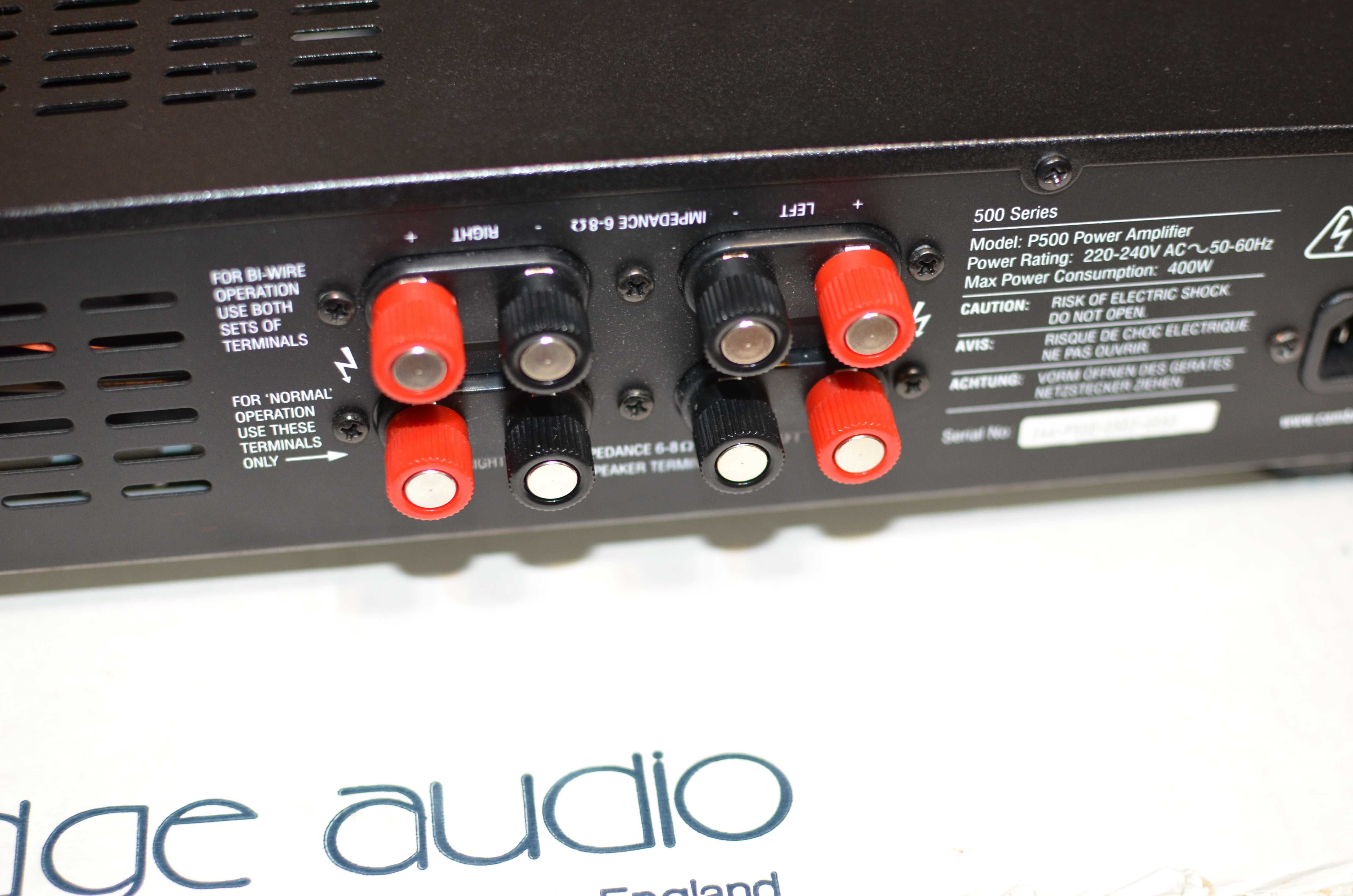 amplificator final putere Cambridge Audio p500