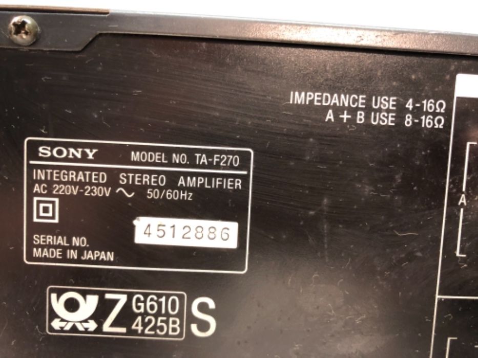 Sony TA-F270 стерео