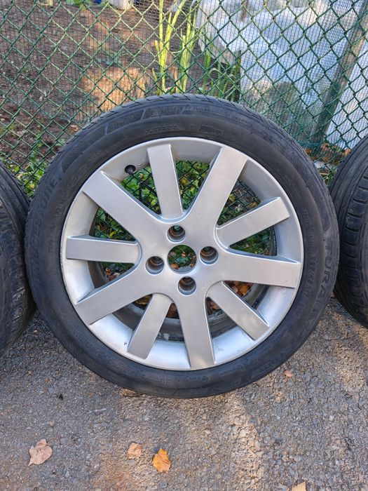 Пежо Peugeot оригинални джанти 17" 7J 4X108 ET26 летни гуми 225x45x17
