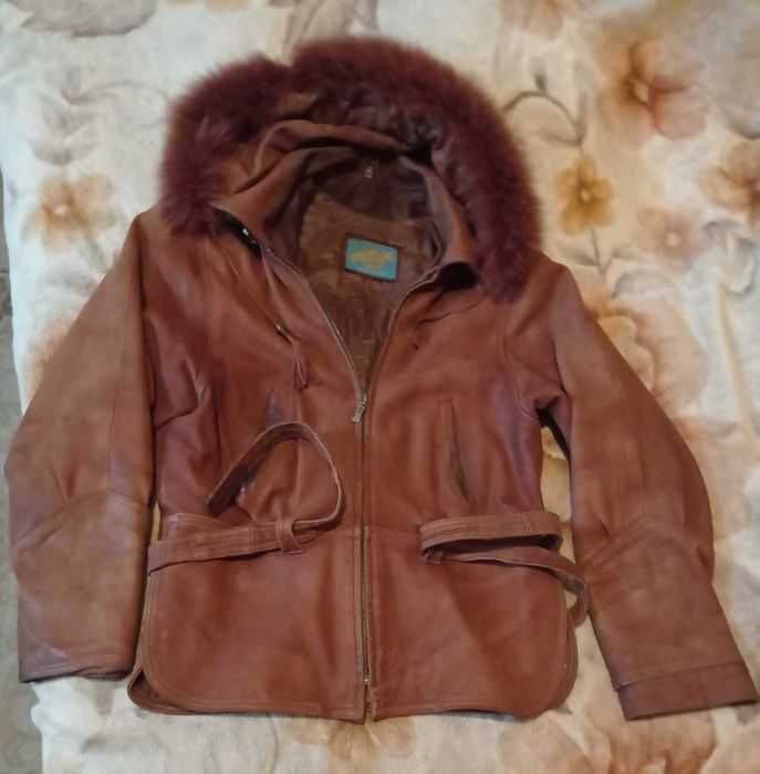 Кожаная куртка отличного качества фирменная турецкая натуральная кожа